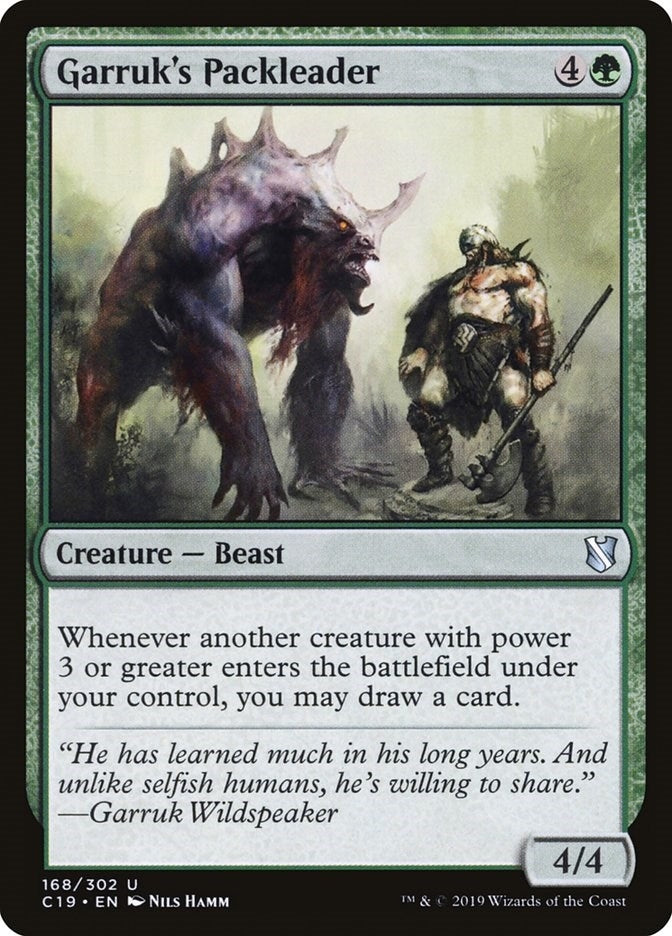 Image for Garruk's Packleader (168) - Magic: The Gathering