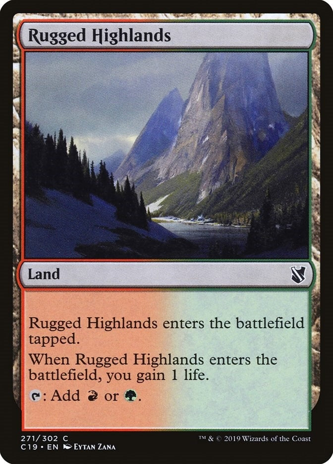 Image for Rugged Highlands (271) - Magic: The Gathering
