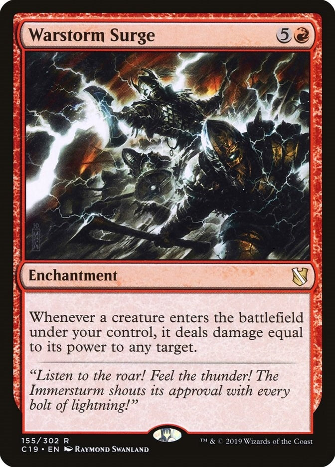 Image for Warstorm Surge (155) (C19) - Magic: The Gathering