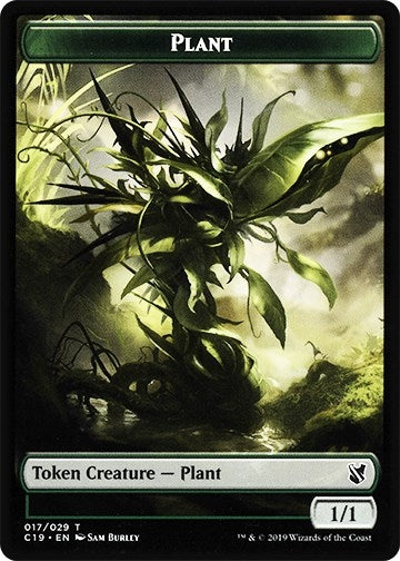 Image for Plant // Snake Double-Sided Token (17 // 20) - Magic: The Gathering