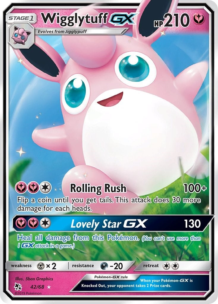 Image for Wigglytuff GX (42/68) (HIF) - Pokemon