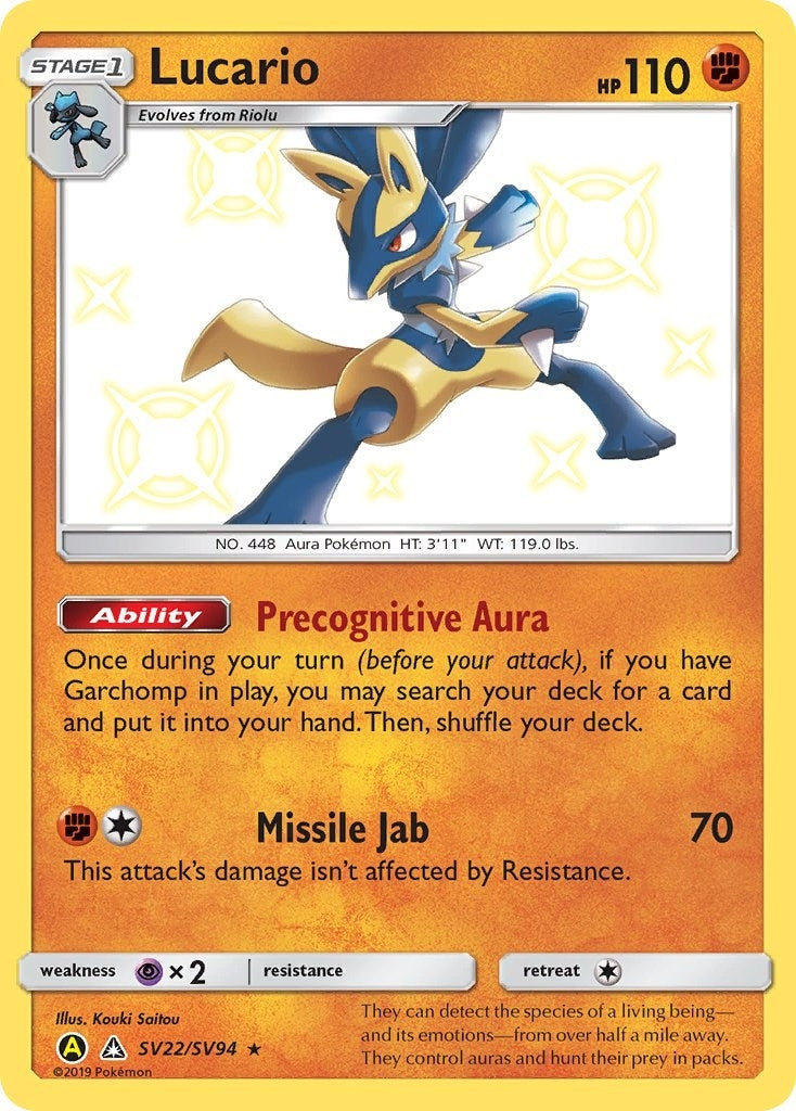 Image for Lucario (SV22/SV94) (HIF:SV) - Pokemon