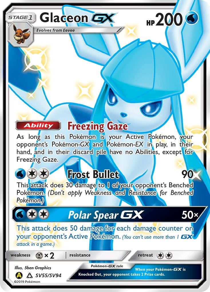 Image for Glaceon GX (SV55/SV94) (HIF:SV) - Pokemon