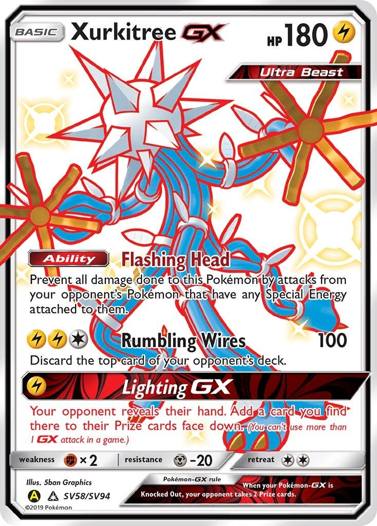 Image for Xurkitree GX (SV58/SV94) (HIF:SV) - Pokemon