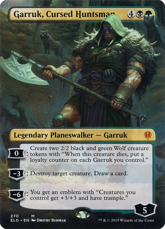Image for Garruk, Cursed Huntsman (Borderless) (270) - Magic: The Gathering