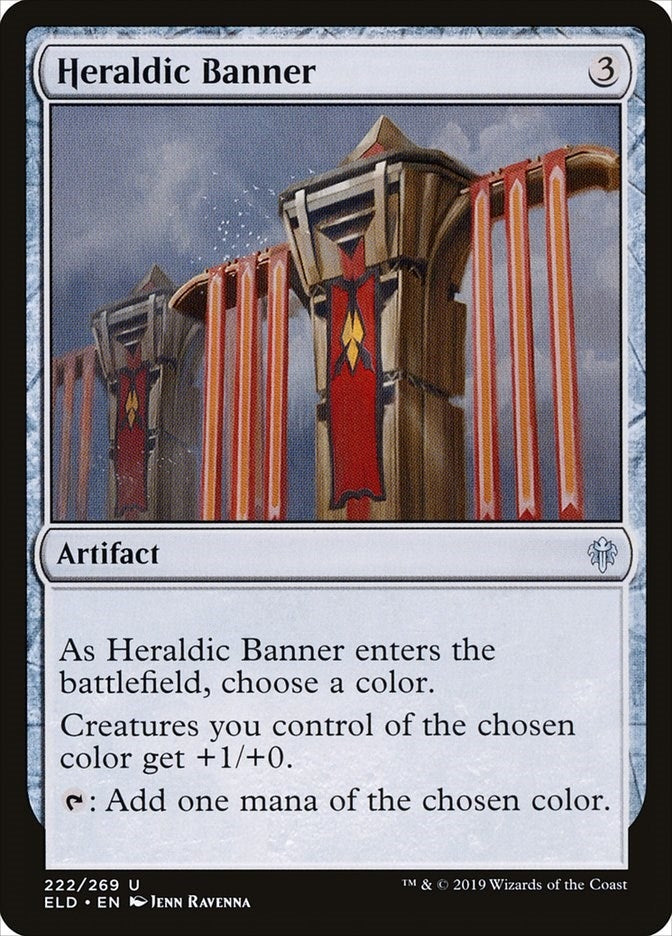 Image for Heraldic Banner (222) (ELD) - Magic: The Gathering