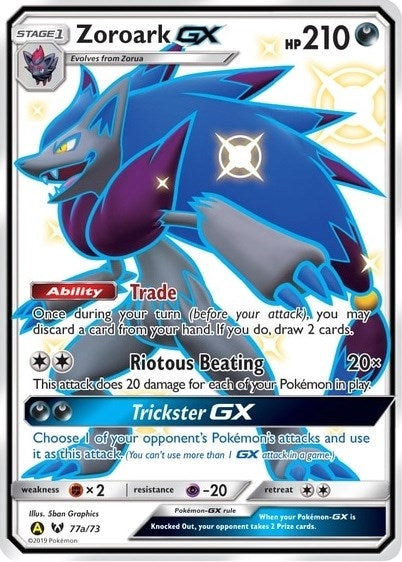 Image for Zoroark GX - 77a/73 (077a/073) (PR) - Pokemon