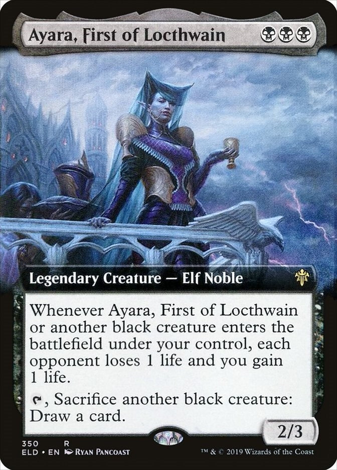 Image for Ayara, First of Locthwain (Extended Art) (350) - Magic: The Gathering