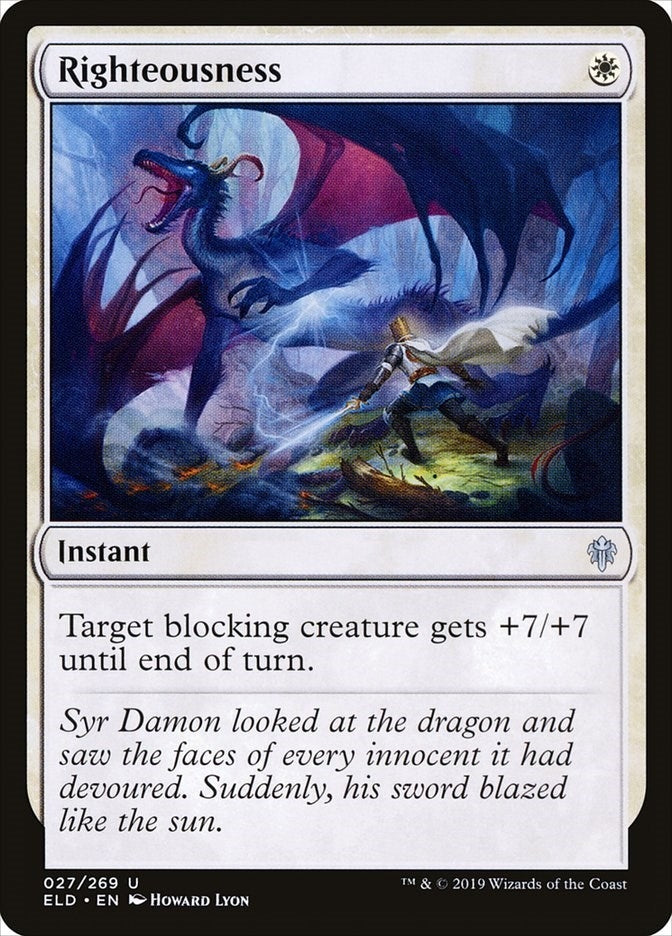 Image for Righteousness (27) - Magic: The Gathering