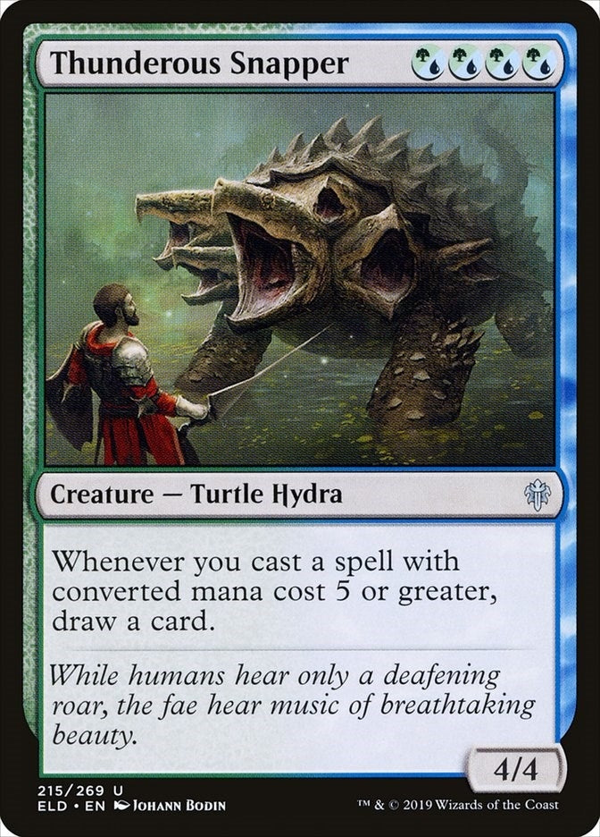 Image for Thunderous Snapper (215) - Magic: The Gathering