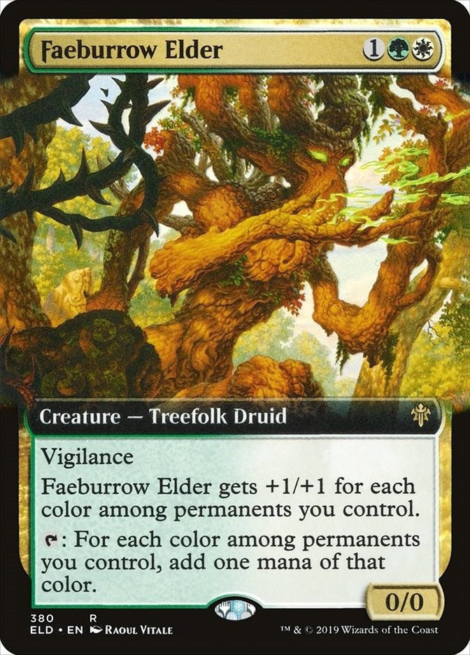 Image for Faeburrow Elder (Extended Art) (380) - Magic: The Gathering