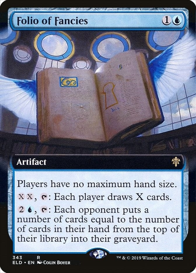 Image for Folio of Fancies (Extended Art) (343) - Magic: The Gathering