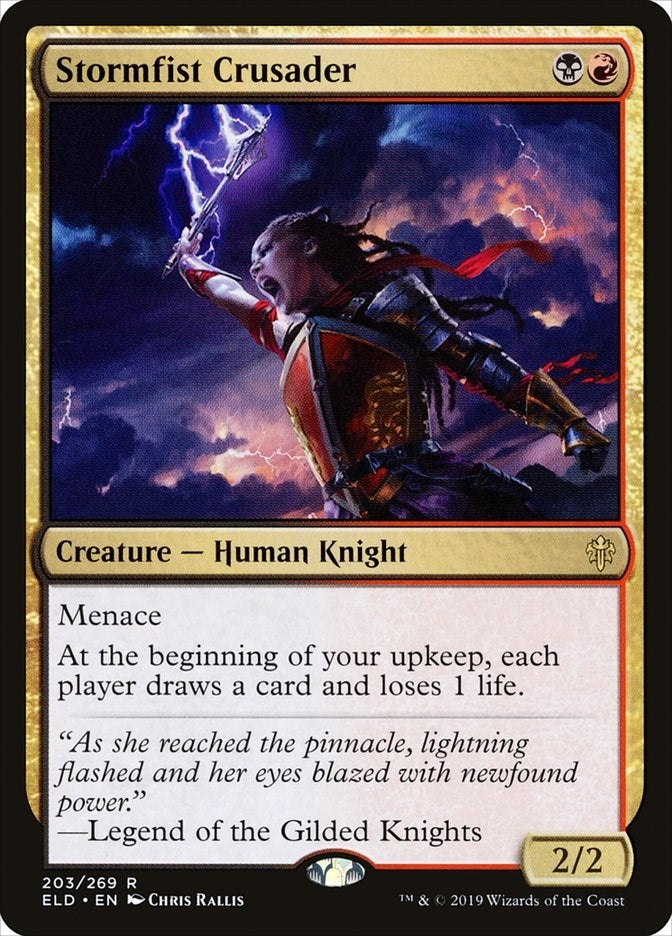 Image for Stormfist Crusader (203) (ELD) - Magic: The Gathering