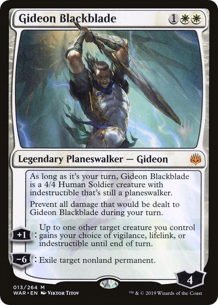 Image for Gideon Blackblade (13) (PPELD) - Magic: The Gathering