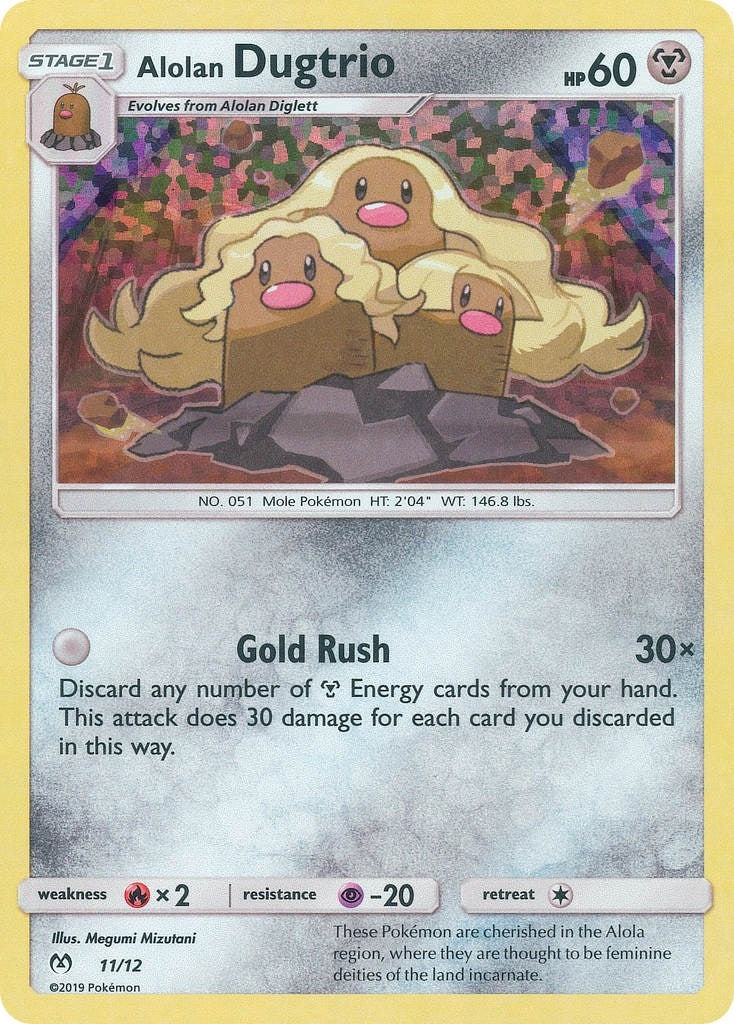 Image for Alolan Dugtrio (011/012) (M19) - Pokemon