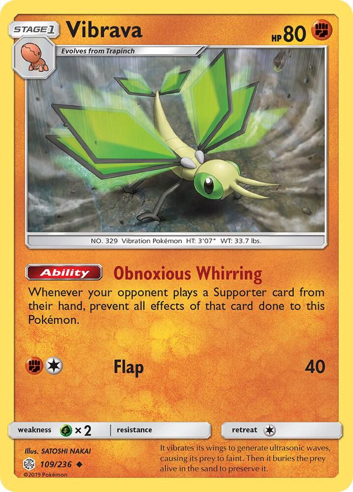 Image for Vibrava (109/236) (SM12) - Pokemon