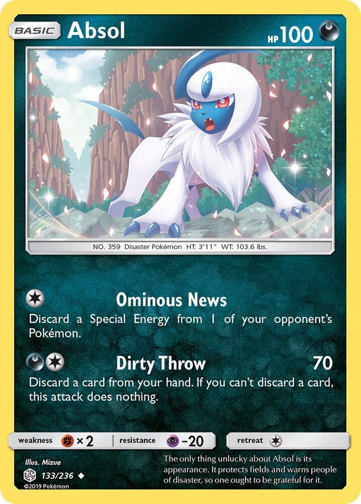 Image for Absol (133/236) (SM12) - Pokemon