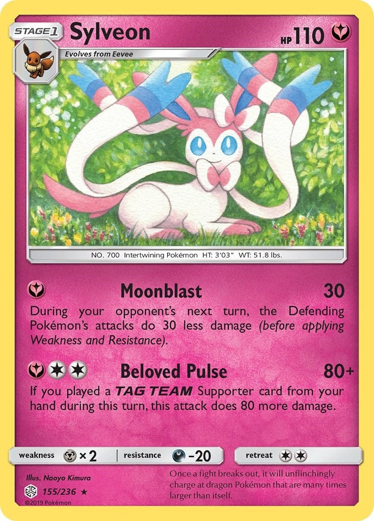 Image for Sylveon (155/236) (SM12) - Pokemon