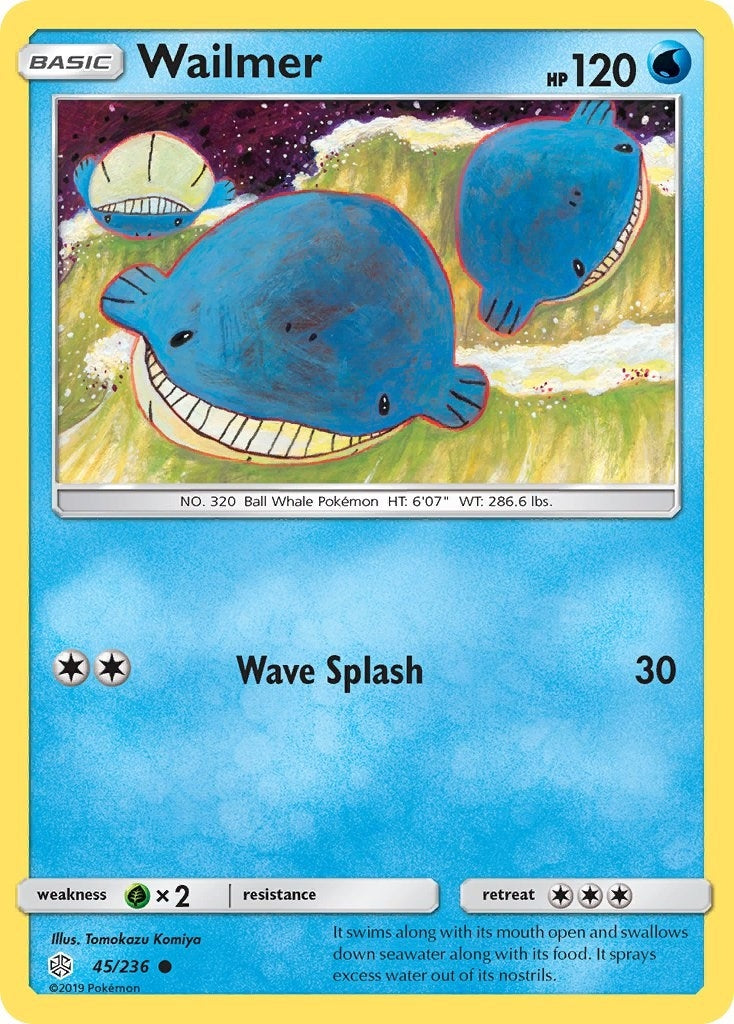 Image for Wailmer (45/236) (SM12) - Pokemon