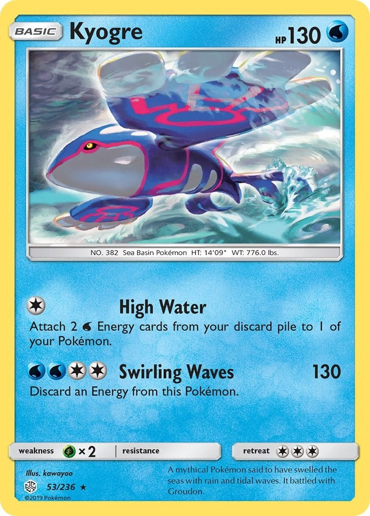 Image for Kyogre (53/236) (SM12) - Pokemon