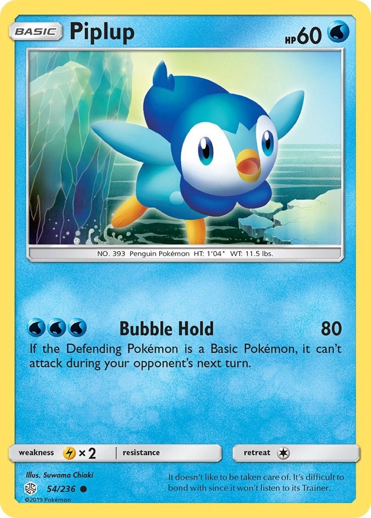 Image for Piplup (54/236) (SM12) - Pokemon