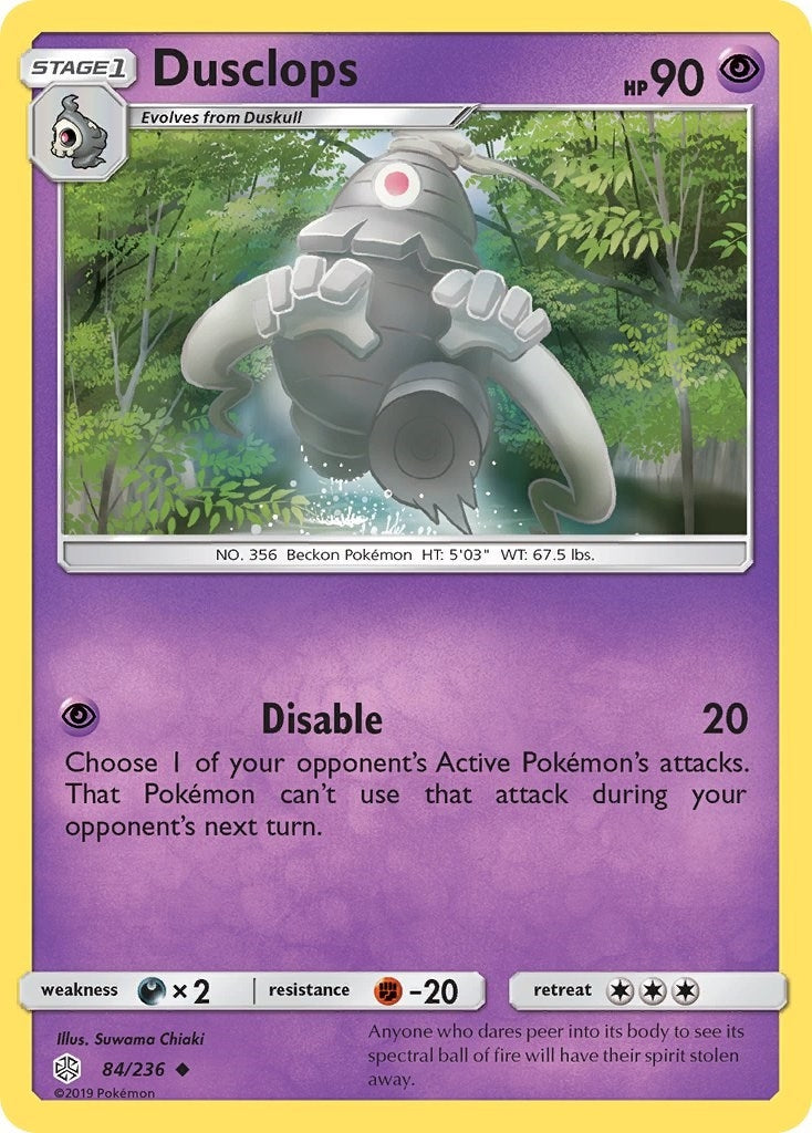 Image for Dusclops (84/236) (SM12) - Pokemon