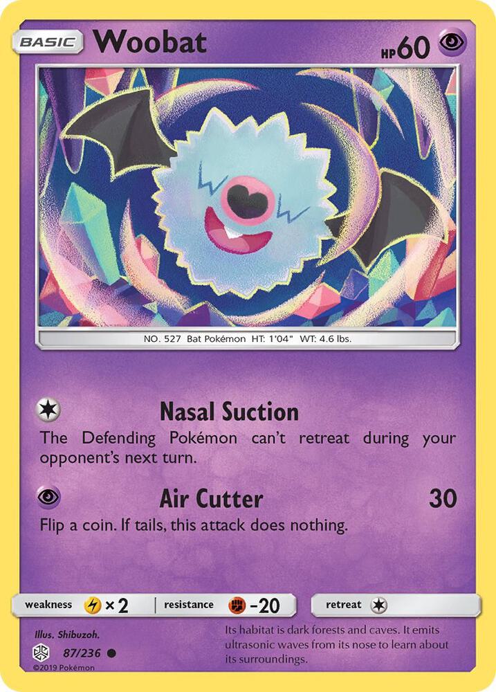 Image for Woobat (87/236) (SM12) - Pokemon