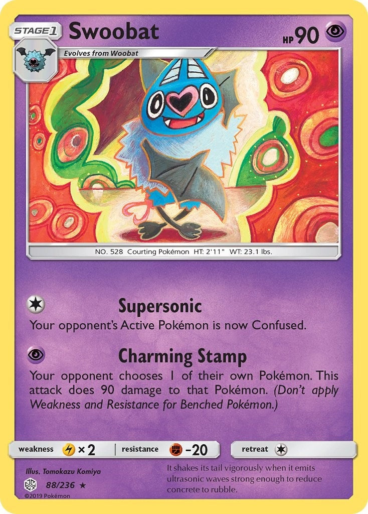 Image for Swoobat (88/236) (SM12) - Pokemon