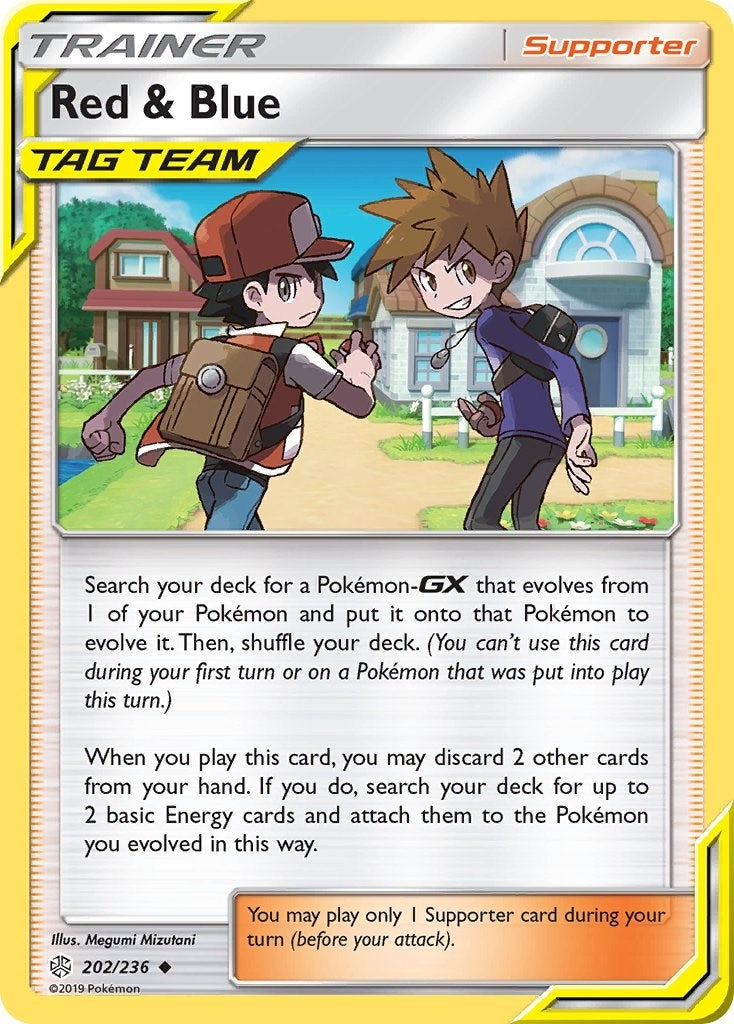 Image for Red & Blue (202/236) (SM12) - Pokemon