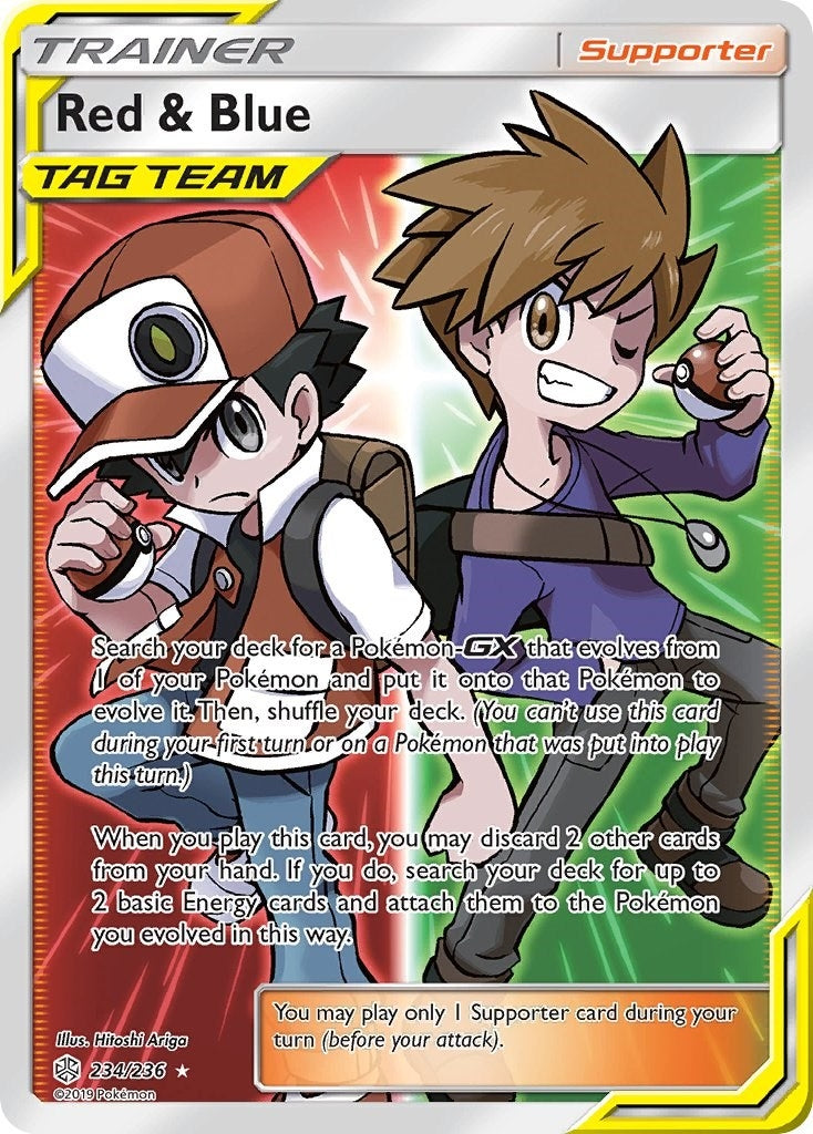 Image for Red & Blue (Full Art) (234/236) (SM12) - Pokemon