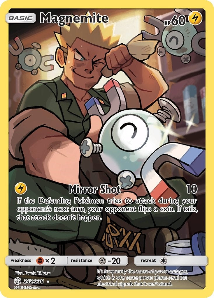 Image for Magnemite (Secret) (242/236) (SM12) - Pokemon