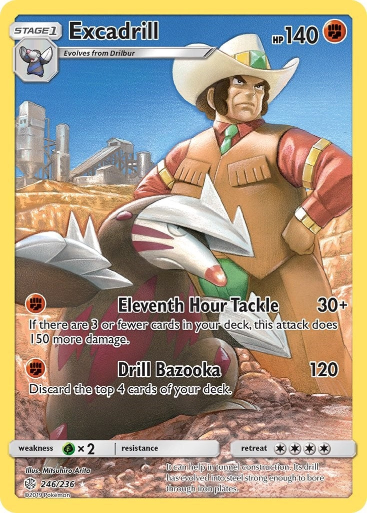 Image for Excadrill (Secret) (246/236) (SM12) - Pokemon
