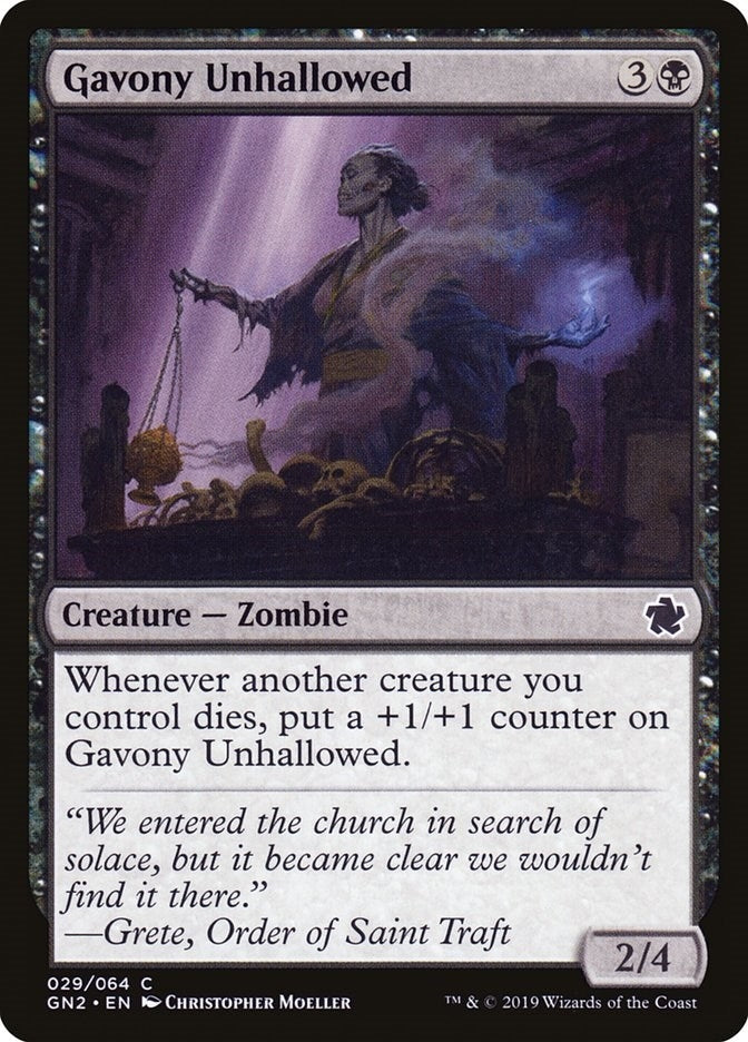 Image for Gavony Unhallowed (29) (GN2) - Magic: The Gathering
