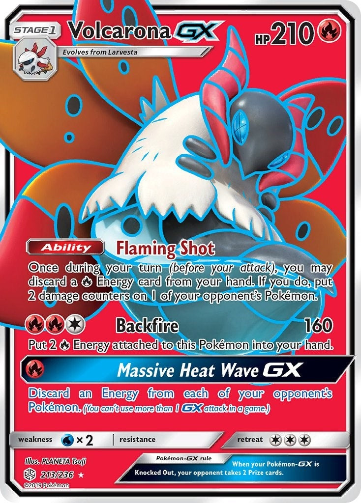Image for Volcarona GX (Full Art) (213/236) (SM12) - Pokemon