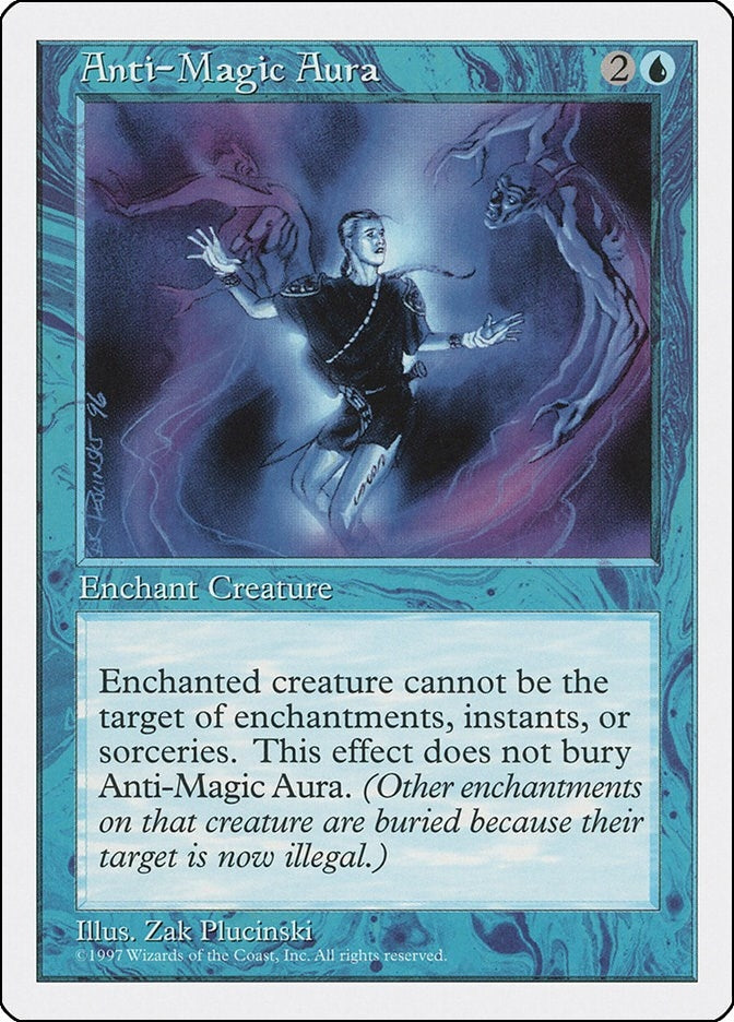 Image for Anti-Magic Aura (5ED) - Magic: The Gathering