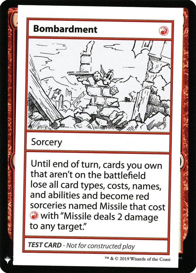 Image for Bombardment - Magic: The Gathering