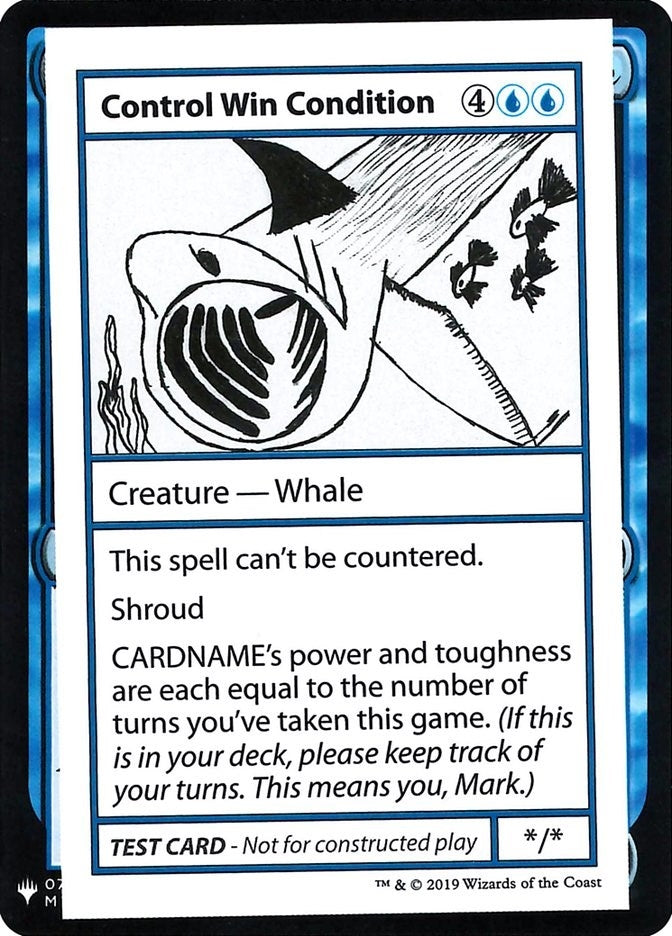 Image for Control Win Condition - Magic: The Gathering
