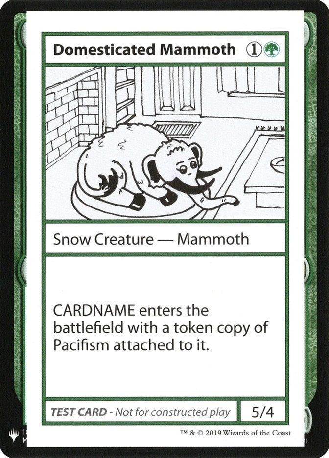 Image for Domesticated Mammoth - Magic: The Gathering