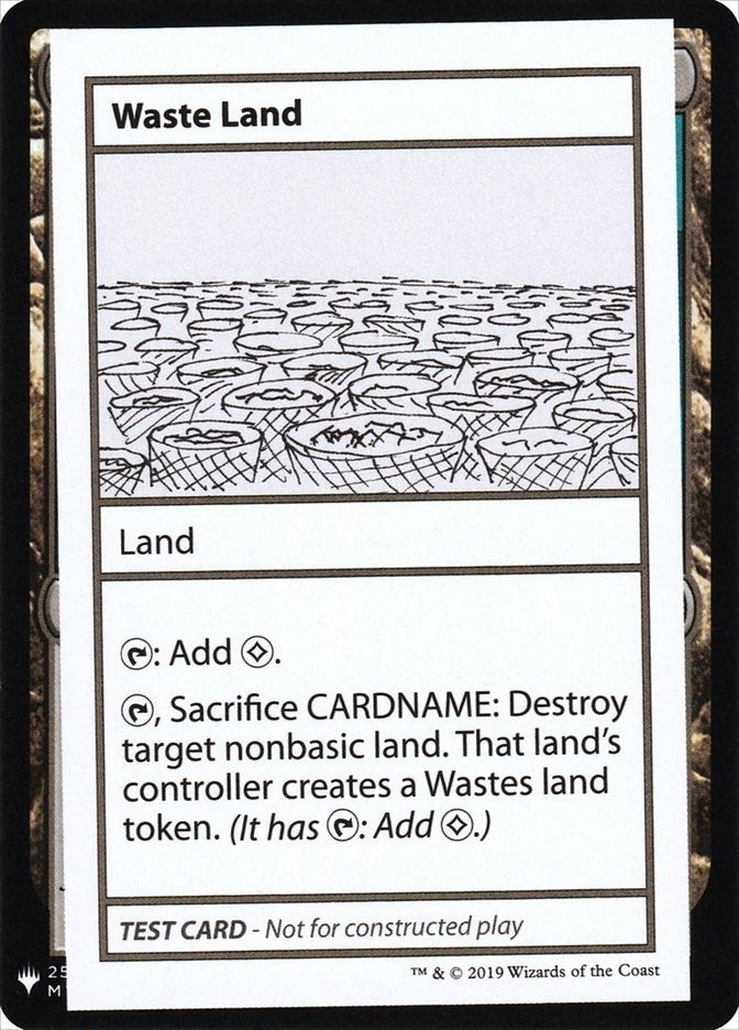 Image for Waste Land - Magic: The Gathering