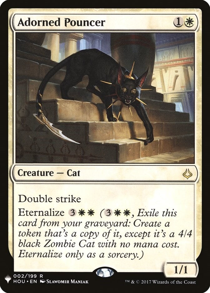 Image for Adorned Pouncer (2) (LIST) - Magic: The Gathering