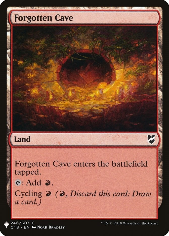 Image for Forgotten Cave (C18) (246) (LIST) - Magic: The Gathering