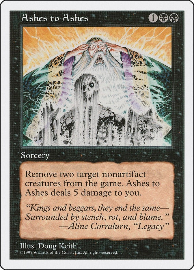 Image for Ashes to Ashes - Magic: The Gathering