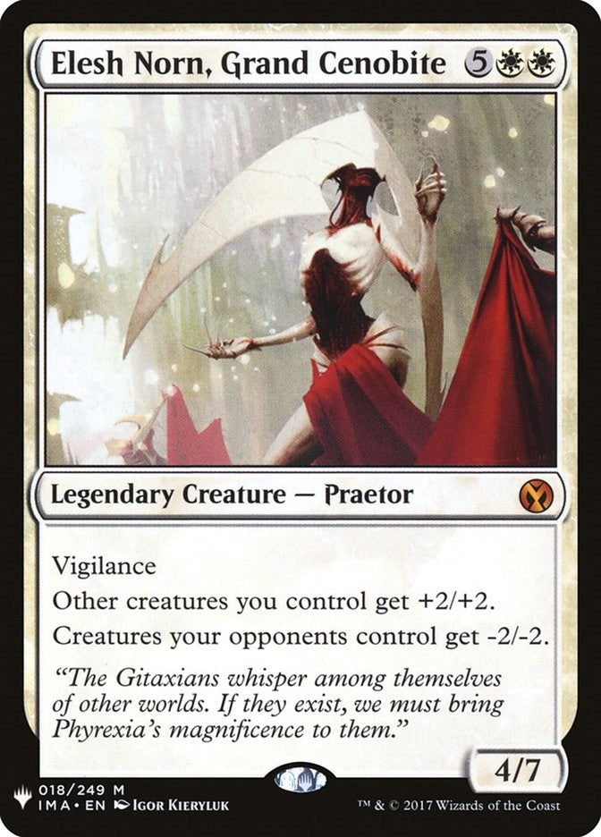 Image for Elesh Norn, Grand Cenobite (18) (LIST) - Magic: The Gathering