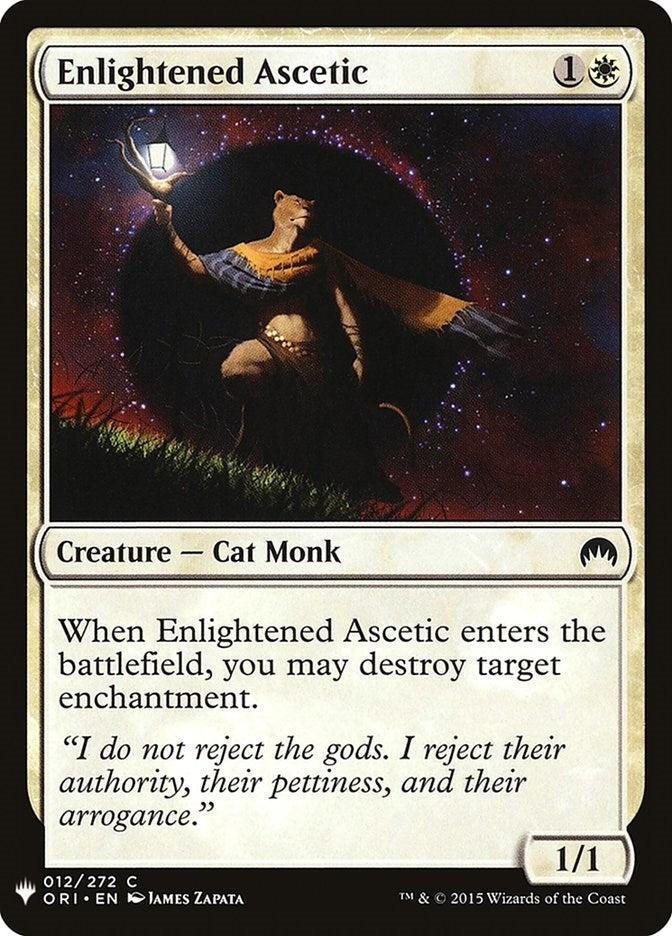 Image for Enlightened Ascetic (12) - Magic: The Gathering