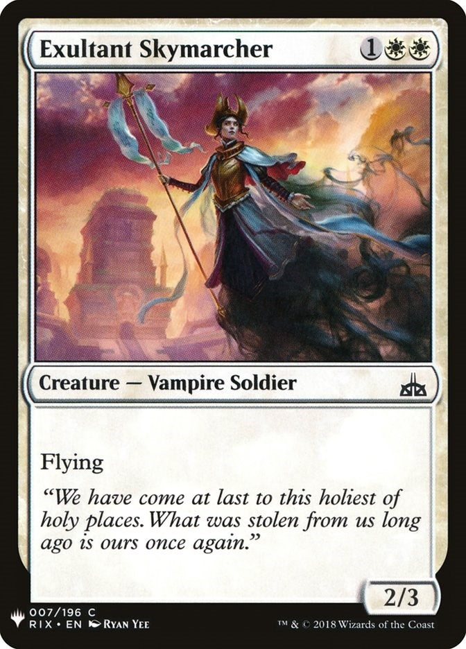 Image for Exultant Skymarcher (7) - Magic: The Gathering
