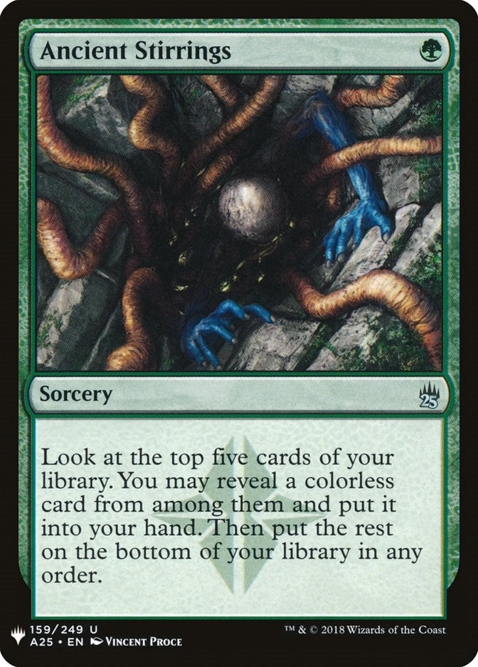 Image for Ancient Stirrings (159) (LIST) - Magic: The Gathering