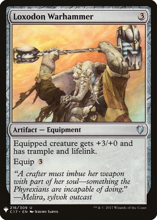 Image for Loxodon Warhammer (216) - Magic: The Gathering