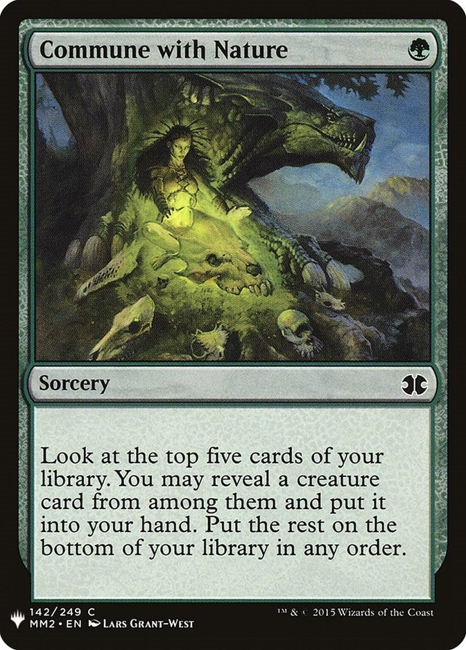 Image for Commune with Nature (142) (LIST) - Magic: The Gathering