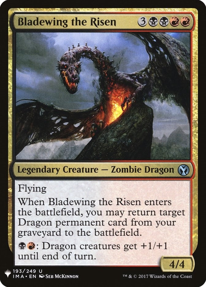 Image for Bladewing the Risen (193) (LIST) - Magic: The Gathering