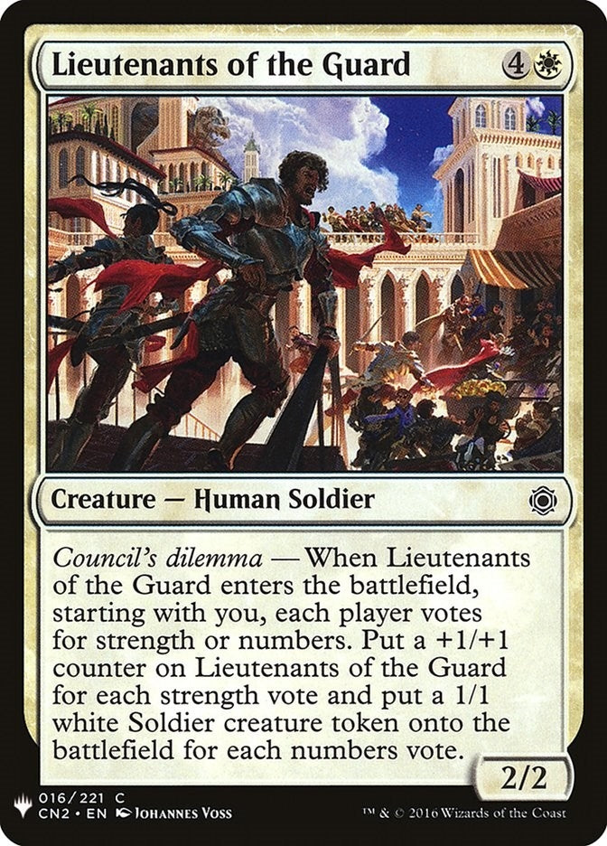 Image for Lieutenants of the Guard (16) (LIST) - Magic: The Gathering